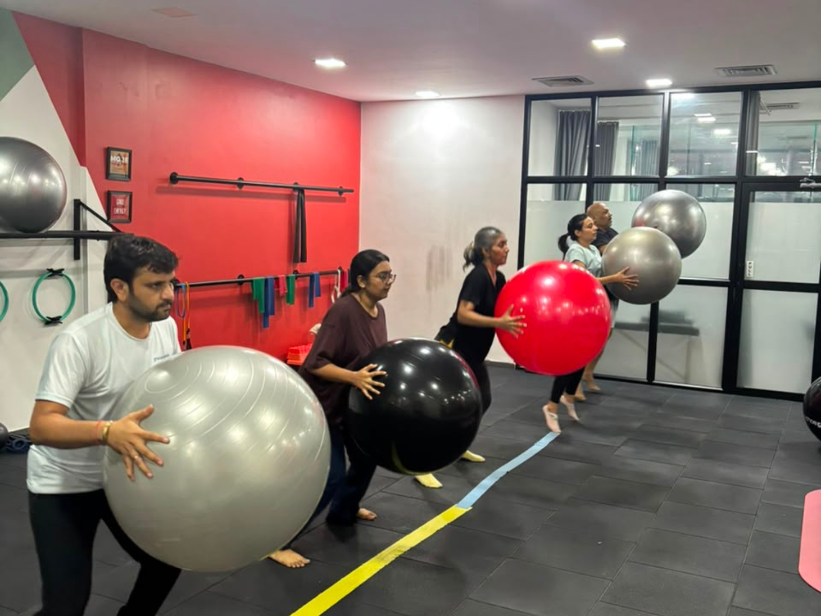 Group movement session at Varg Movement Studio